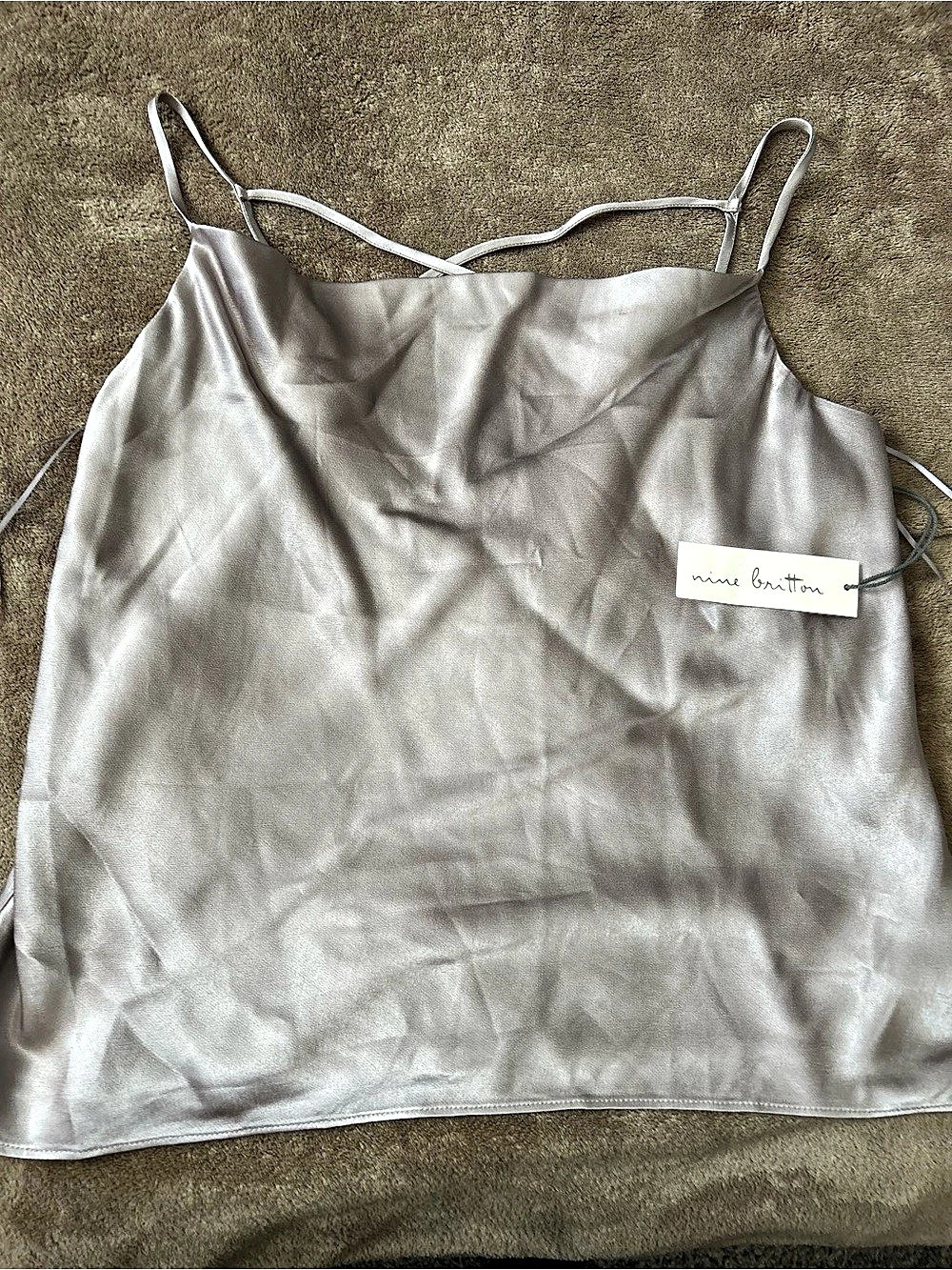 Free People Cami in Gray Size Medium NWT